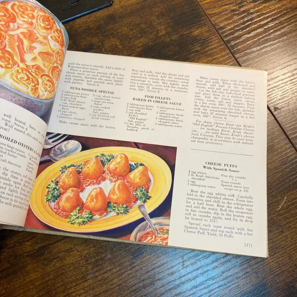 The Cheese Cook Book Marye Dahnke Kraft Cheese HC Vtg 1942 WWII Era Recipes